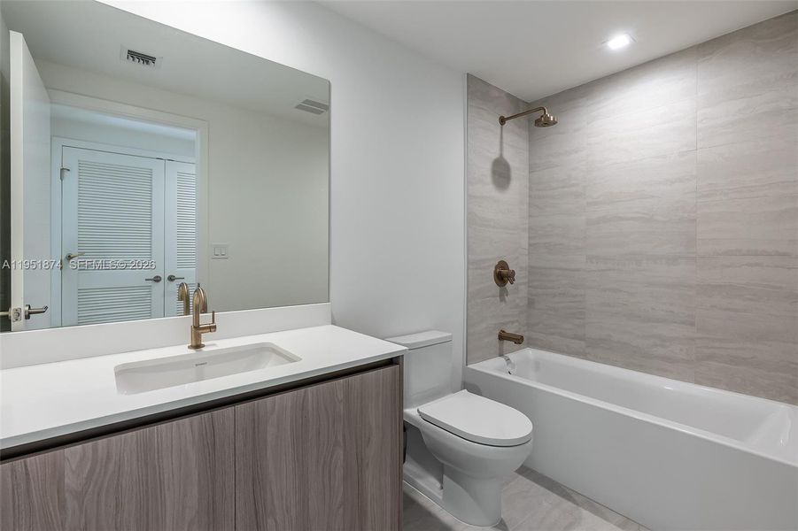 Furnished interior view inside a new home in , Miami (Image 7).