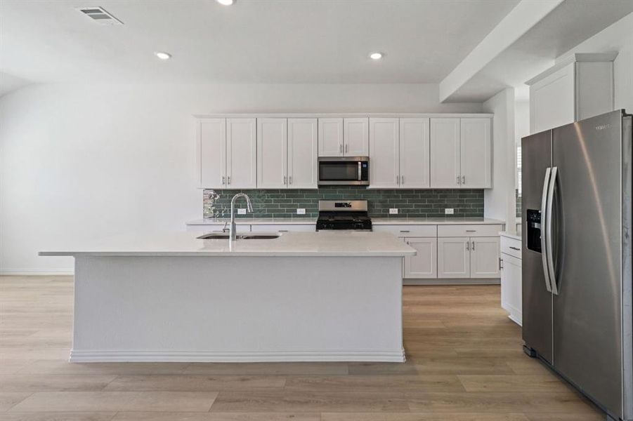 Furnished interior view inside a new home in Lakehaven - Premier Series, Farmersville (Image 13). Furnished interior view inside a new home in Lakehaven - Premier Series, Farmersville (Image 13).