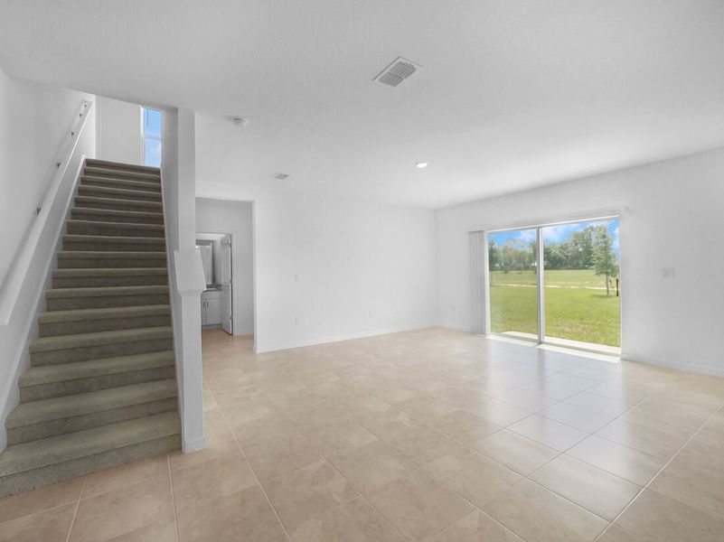 Representative unfurnished interior of a home built from the Azalea by Taylor Morrison in Palm Wind, Hudson (Image 48).