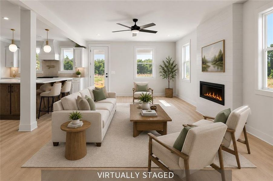 Furnished interior view inside a new home in , Madison (Image 18). Furnished interior view inside a new home in , Madison (Image 18).