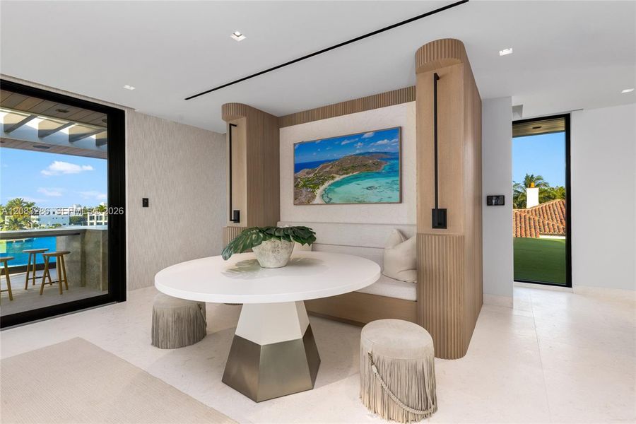 Furnished interior view inside a new home in , Fort Lauderdale (Image 19). Furnished interior view inside a new home in , Fort Lauderdale (Image 19).
