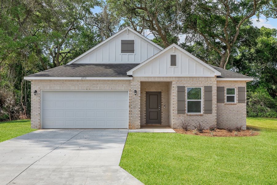 Representative exterior photo of a completed home built from the Drexel by Maronda Homes in Applewood Reserve, Lakeland, FL (Image 29).