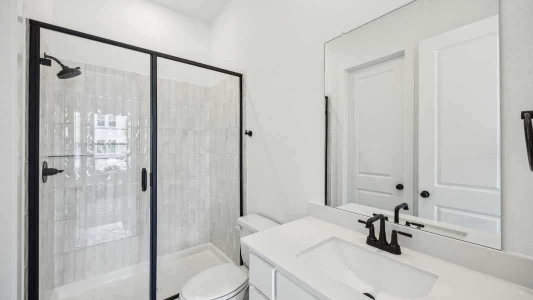 Representative furnished interior of a home built from the Royale II by Normandy Homes in Village on Main Street, Frisco (Image 12).