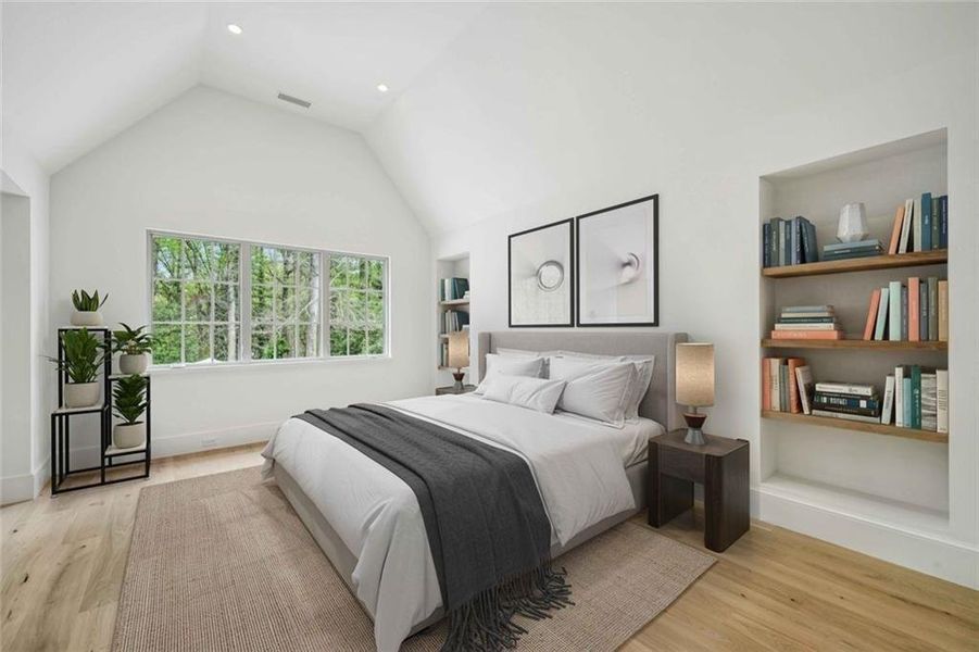 Furnished interior view inside a new home in , Atlanta (Image 34).