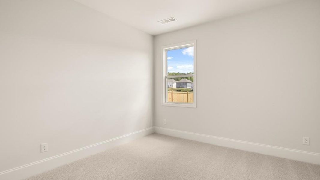 Spacious, unfurnished interior of a new home in Hamptons at Riverwood East, Dallas (Image 22).