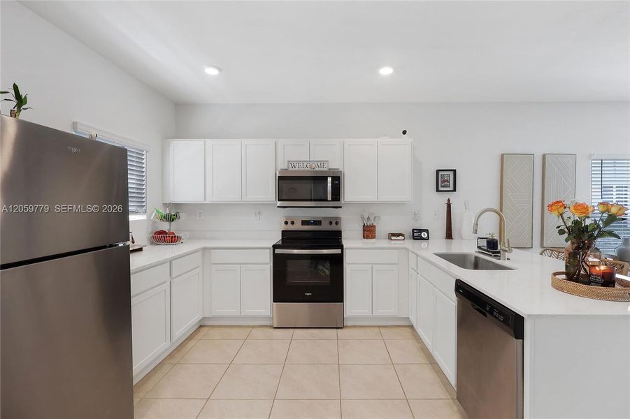 Furnished interior view inside a new home in , Florida City (Image 12).