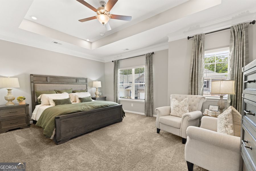 Furnished interior view inside a new home in Trellis Park, Hampton (Image 22).
