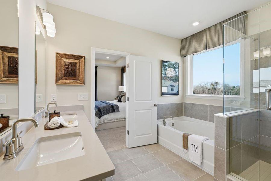 Furnished interior view inside a new home in Dreycott, Lawrenceville (Image 13). Furnished interior view inside a new home in Dreycott, Lawrenceville (Image 13).