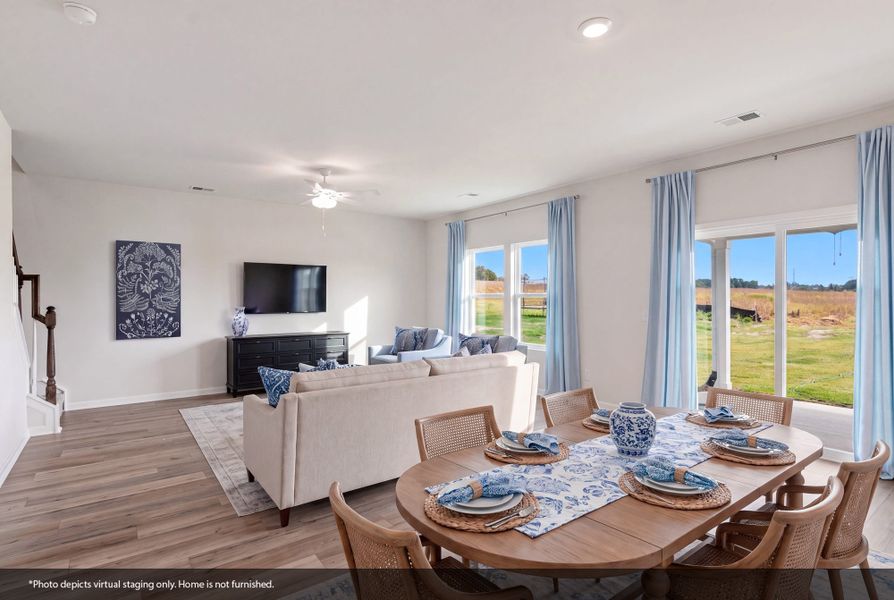 Furnished interior view inside a new home in Mayfair Village, Spartanburg (Image 9).
