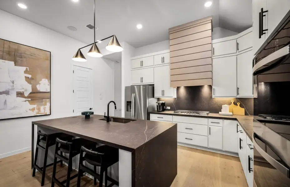 Representative furnished interior of a home built from the Doucette by Pulte Homes in Spring Branch Preserve, Montgomery (Image 13).