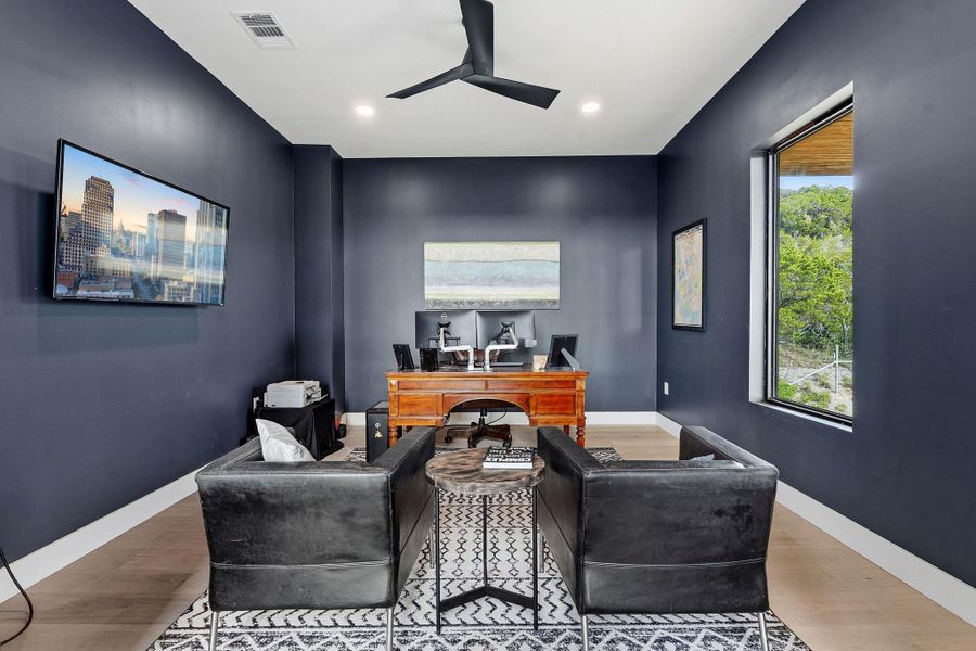 Furnished interior view inside a new home in , Volente (Image 15).