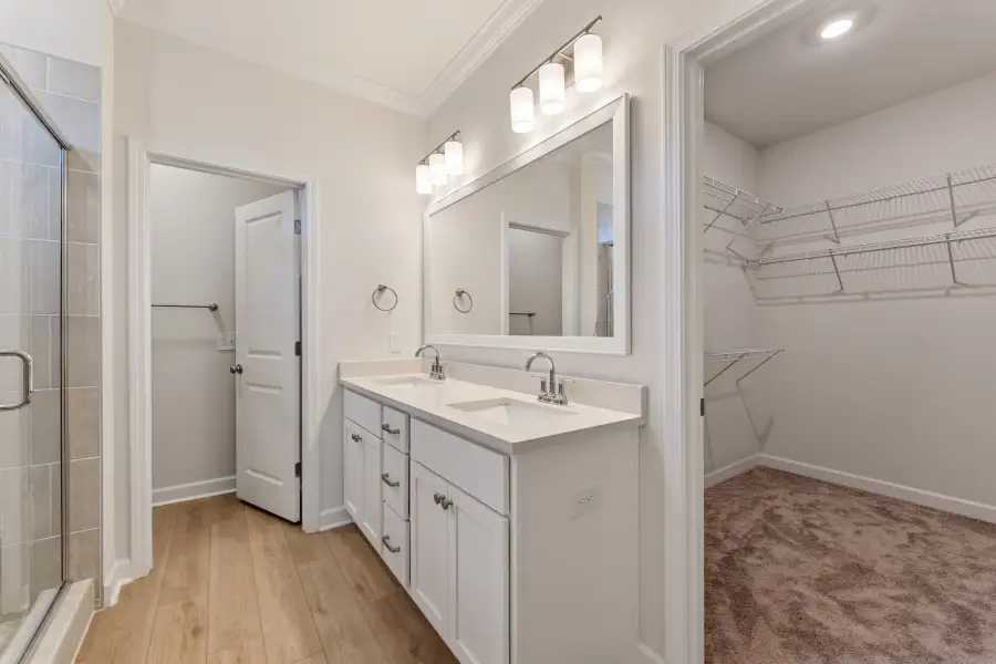 Furnished interior view inside a new home in Ridgecrest at Midway, Anderson (Image 11).