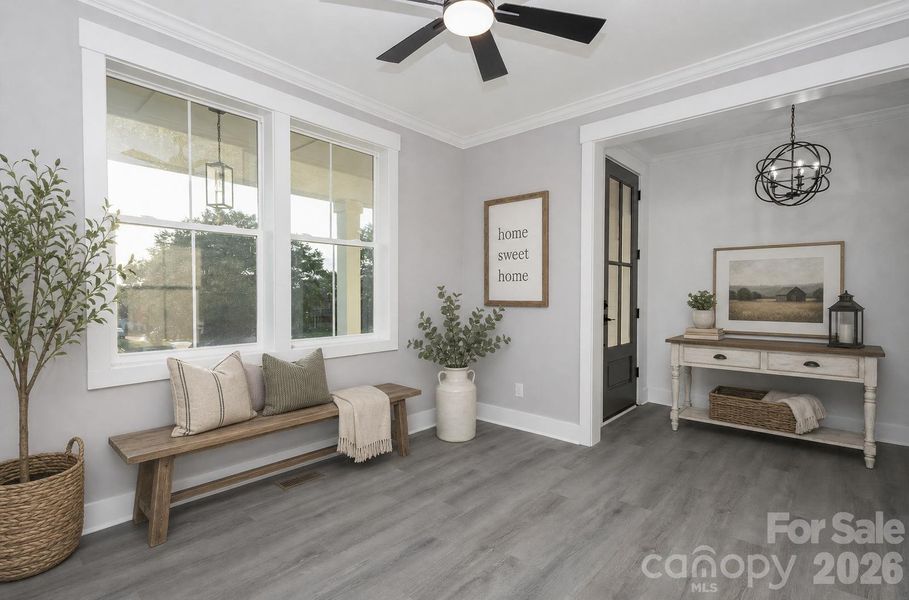 Furnished interior view inside a new home in , Kings Mountain (Image 28).