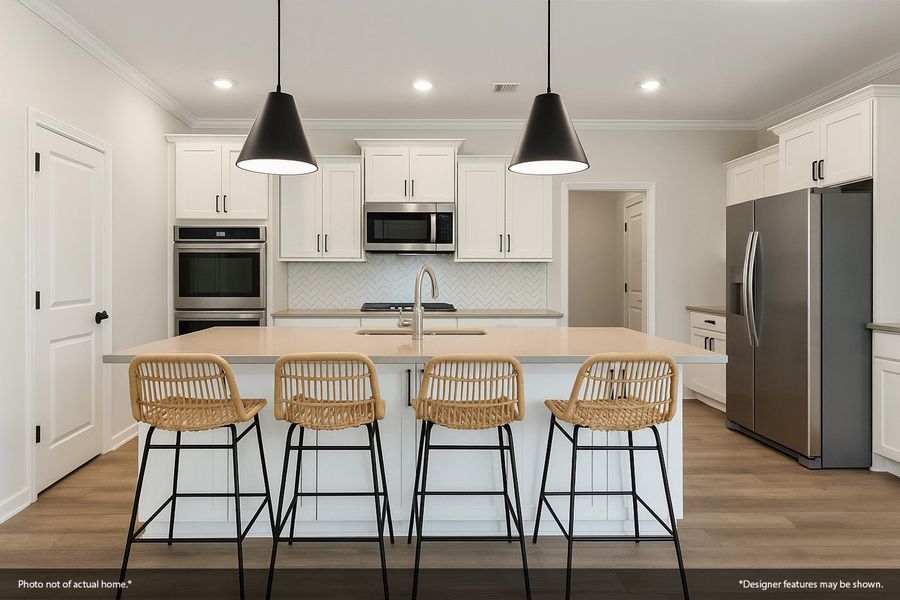 Furnished interior view inside a new home in Cottages at Lake Emory, Inman (Image 7).