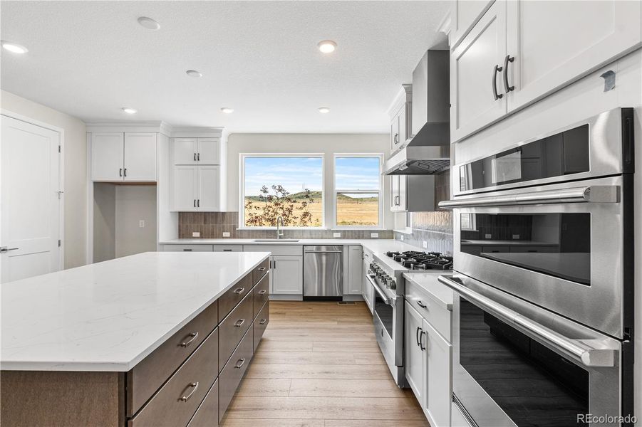 Furnished interior view inside a new home in Storytellers at Lyric, Lone Tree (Image 31).