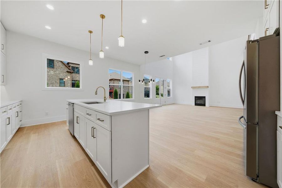 Furnished interior view inside a new home in , Fairburn (Image 13). Furnished interior view inside a new home in , Fairburn (Image 13).