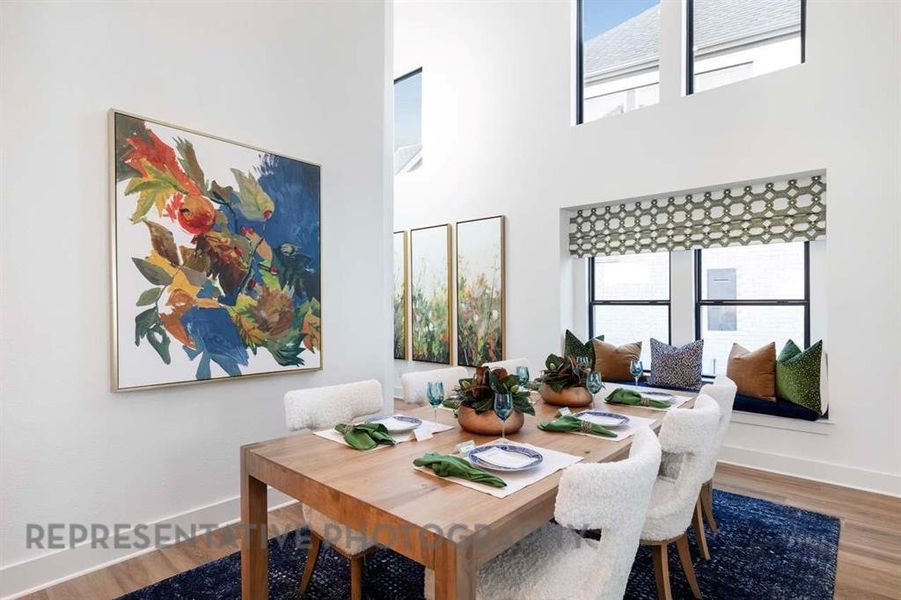 Furnished interior view inside a new home in Aster Park: 40ft. lots, McKinney (Image 17).