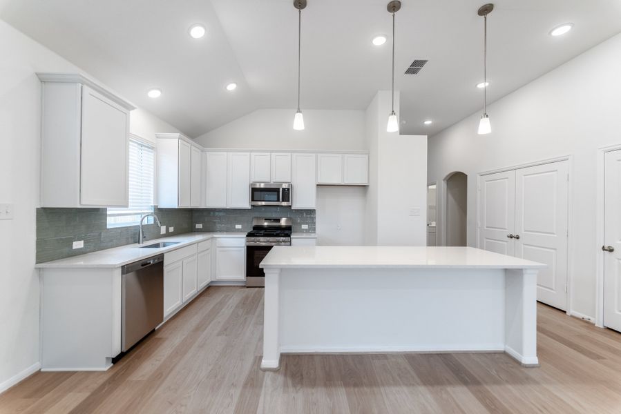 Furnished interior view inside a new home in Sunfield, Buda (Image 4).