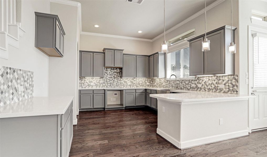 Furnished interior view inside a new home in Waterstone on Lake Conroe, Montgomery (Image 5). Furnished interior view inside a new home in Waterstone on Lake Conroe, Montgomery (Image 5).