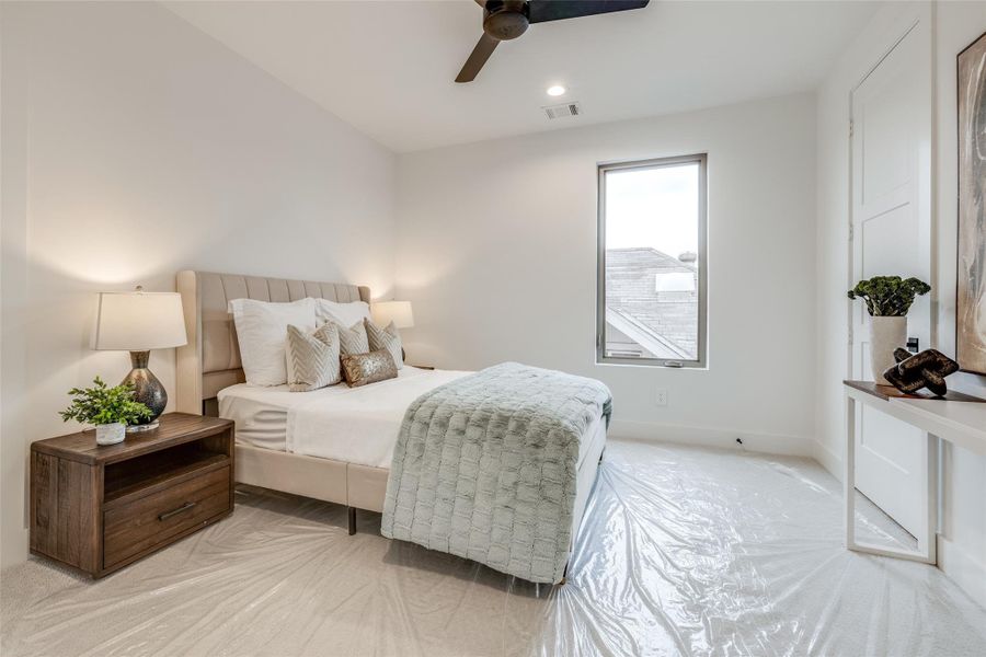 Furnished interior view inside a new home in , Houston (Image 32).