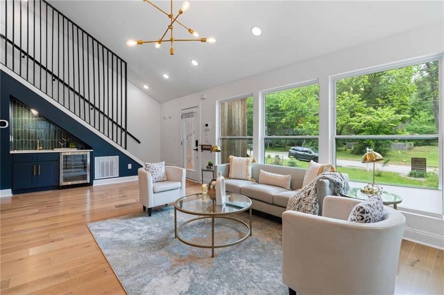 Furnished interior view inside a new home in , Decatur (Image 8).