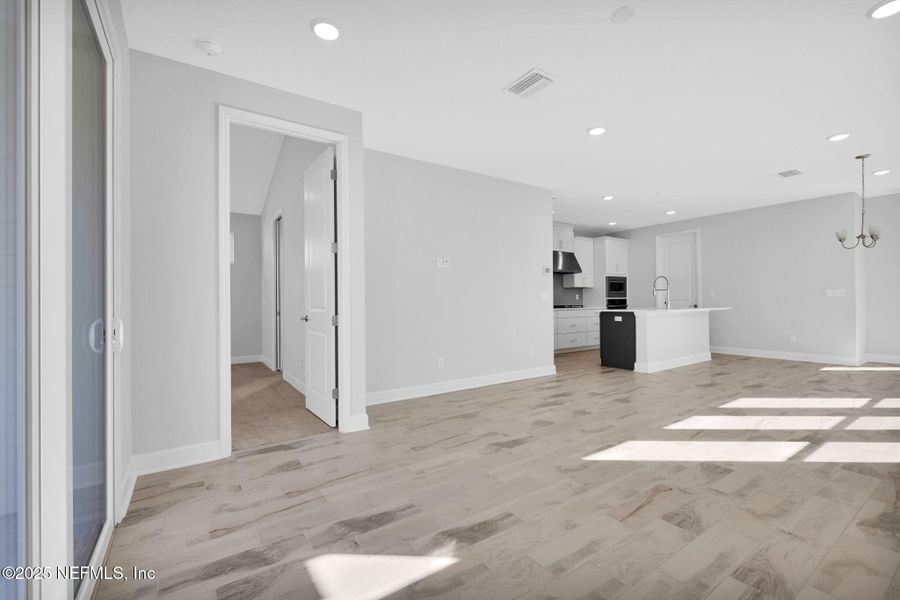 Spacious, unfurnished interior of a new home in Crosswinds at Nocatee, Ponte Vedra Beach (Image 23). Spacious, unfurnished interior of a new home in Crosswinds at Nocatee, Ponte Vedra Beach (Image 23).