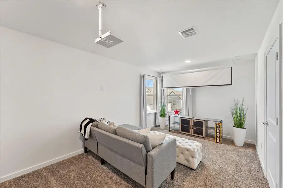 Furnished interior view inside a new home in Uptown District, Houston (Image 3).