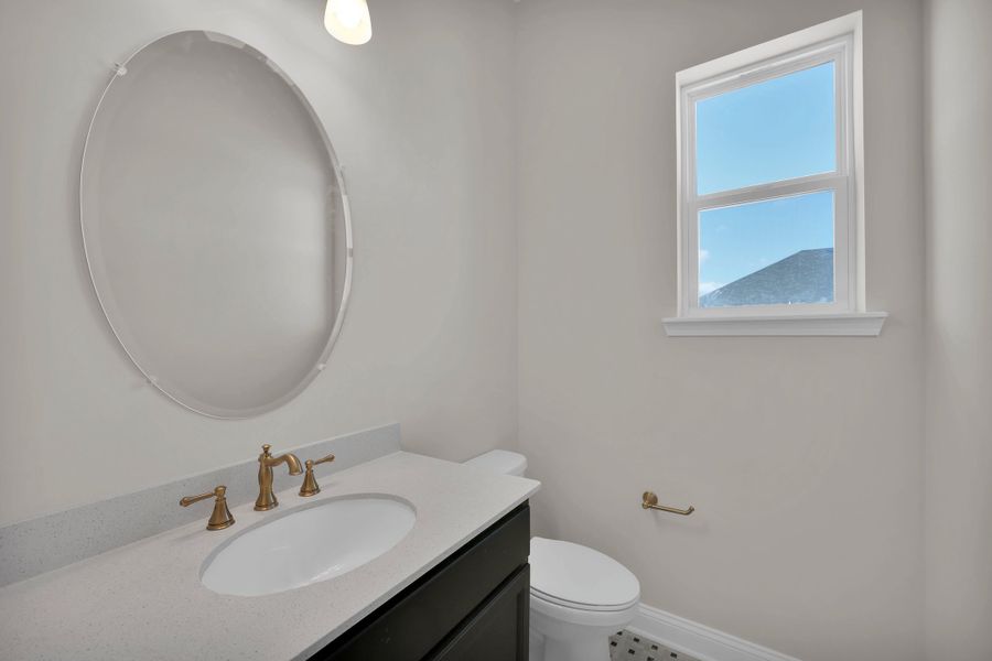 Representative furnished interior of a home built from the Stella by Riverside Homes in Hidden Creek at SilverLeaf, St. Augustine (Image 19).