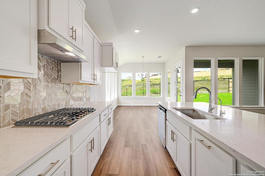 Furnished interior view inside a new home in Meyer Ranch, New Braunfels (Image 12).