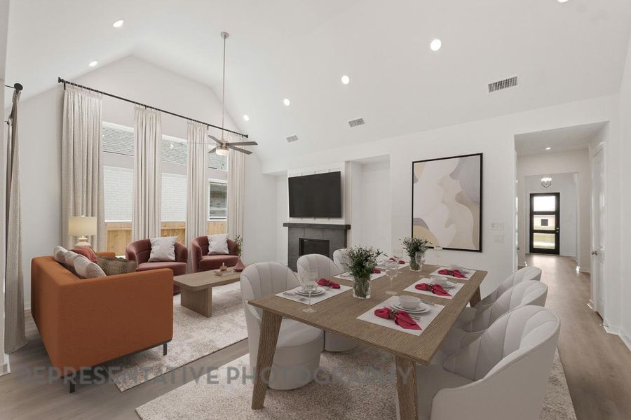 Furnished interior view inside a new home in ARTAVIA: 50ft. lots, Conroe (Image 12). Furnished interior view inside a new home in ARTAVIA: 50ft. lots, Conroe (Image 12).