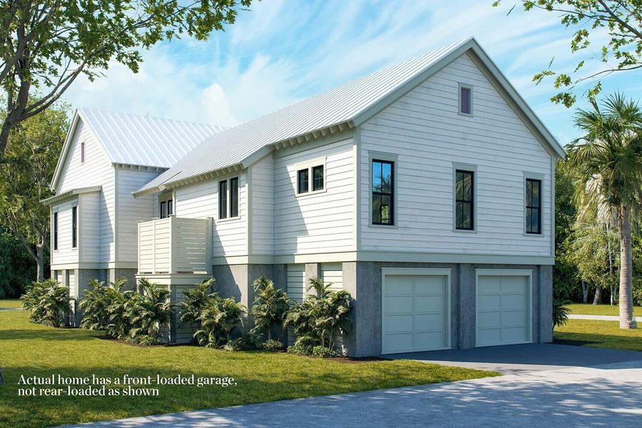 Front exterior of a new home in , Johns Island, SC, highlighting curb appeal (Image 3).