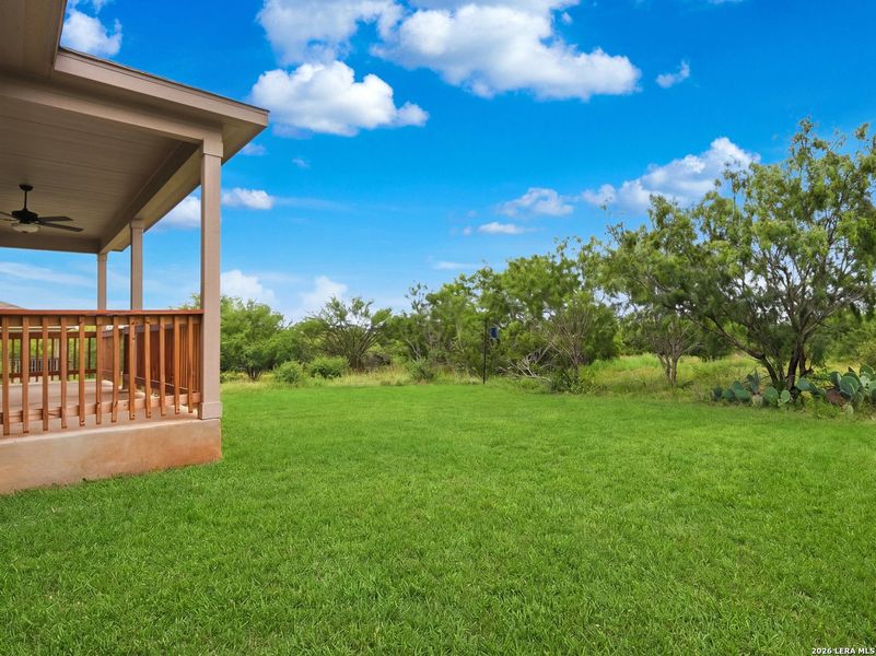 Exterior details and patio area of a home in Chaparral Ranch, Floresville (Image 3). Exterior details and patio area of a home in Chaparral Ranch, Floresville (Image 3).