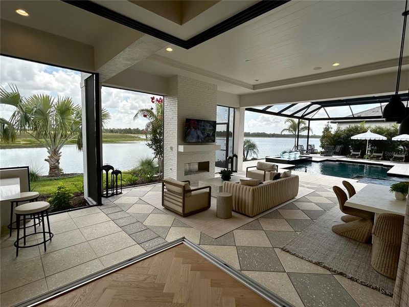 Furnished interior view inside a new home in Wild Blue at Waterside, Sarasota (Image 5).