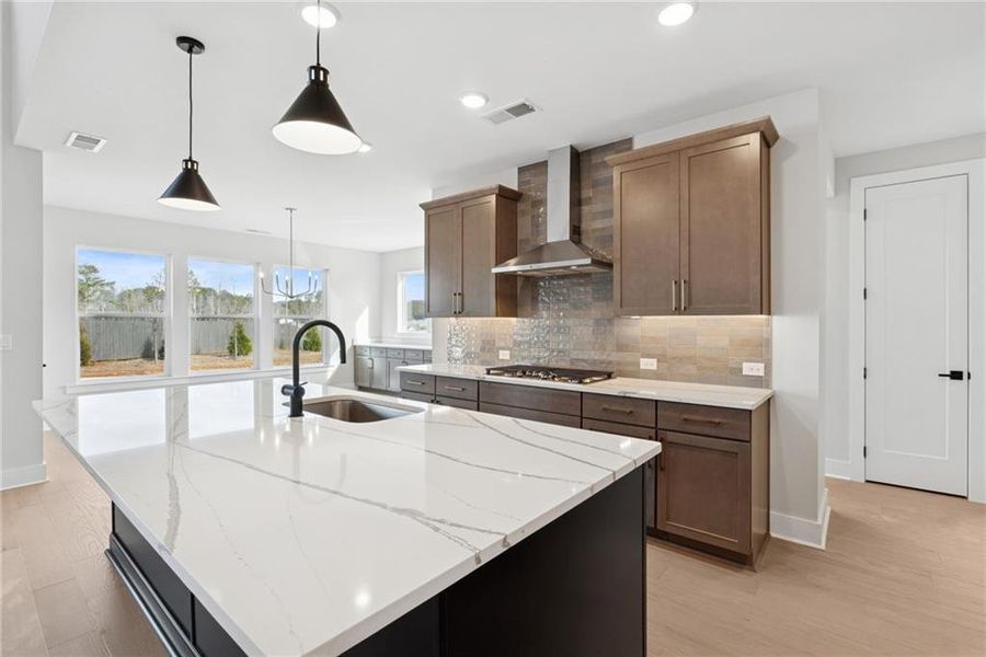 Furnished interior view inside a new home in Settingdown Farms, Cumming (Image 7).