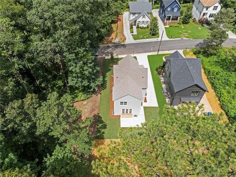 Front exterior of a new home in , Atlanta, GA, highlighting curb appeal (Image 27). Front exterior of a new home in , Atlanta, GA, highlighting curb appeal (Image 27).