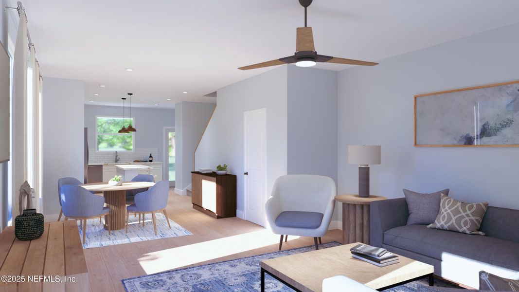 Furnished interior view inside a new home in Baxley Villas, Middleburg (Image 7).