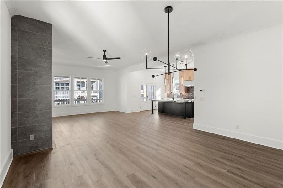 Spacious, unfurnished interior of a new home in , Atlanta (Image 34).
