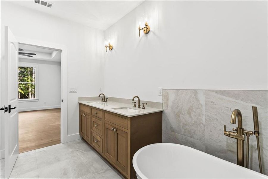 Furnished interior view inside a new home in , Winder (Image 38). Furnished interior view inside a new home in , Winder (Image 38).