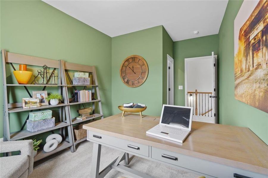 Furnished interior view inside a new home in Glen at Cave Springs, Douglasville (Image 33).