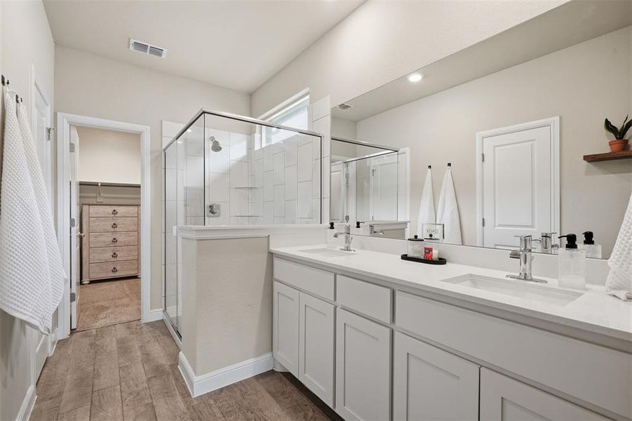 Furnished interior view inside a new home in , Haslet (Image 13).