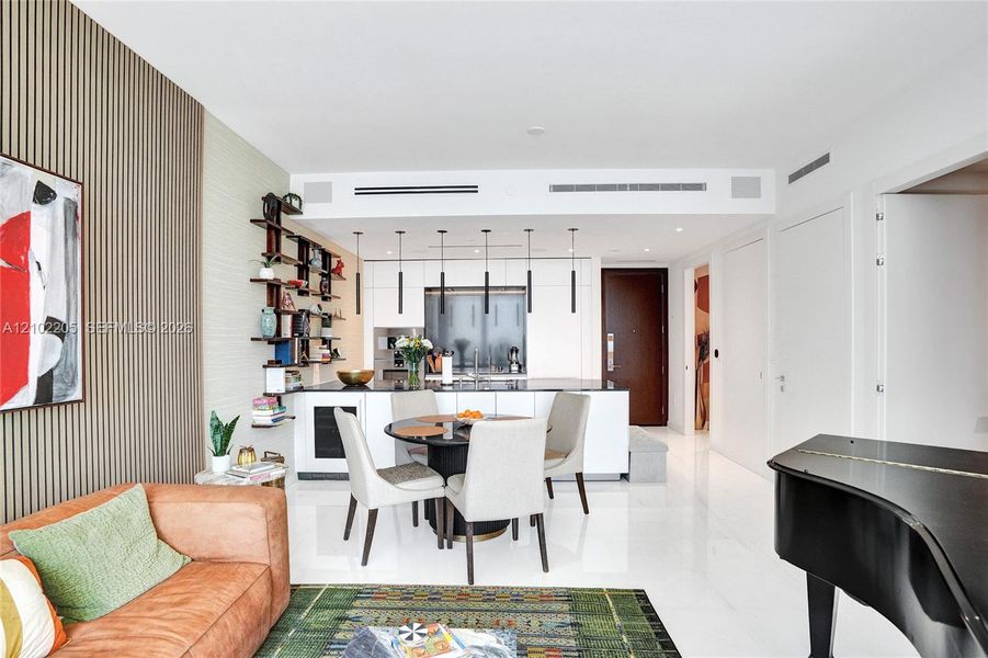 Furnished interior view inside a new home in , Miami (Image 5).