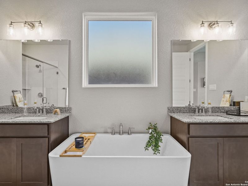 Furnished interior view inside a new home in The Reserve at Potranco Oaks, Castroville (Image 31).