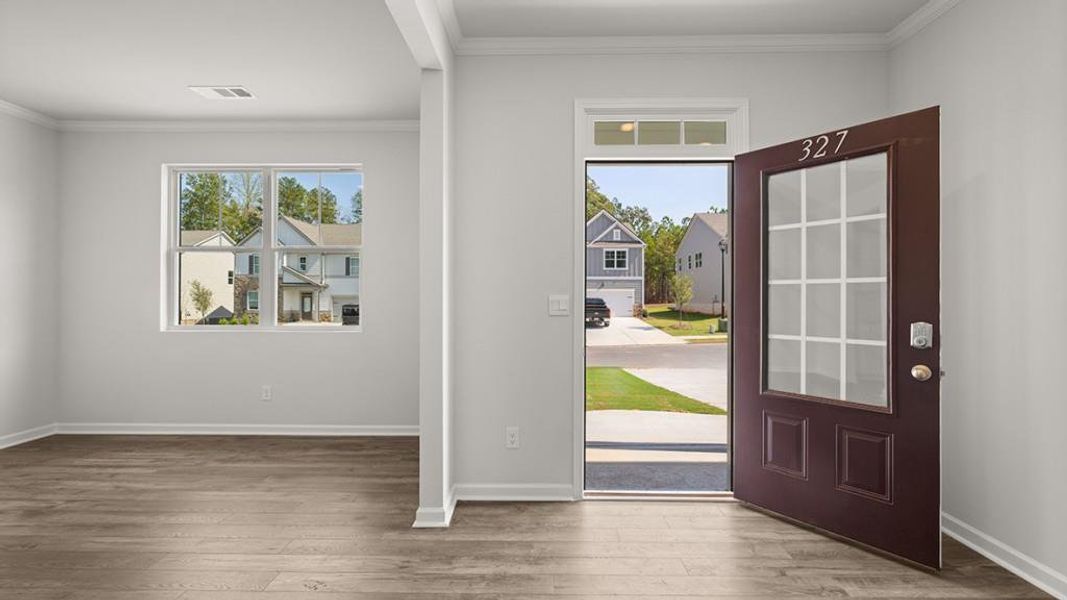 Spacious, unfurnished interior of a new home in Parkside at Carter Grove, Cartersville (Image 15). Spacious, unfurnished interior of a new home in Parkside at Carter Grove, Cartersville (Image 15).