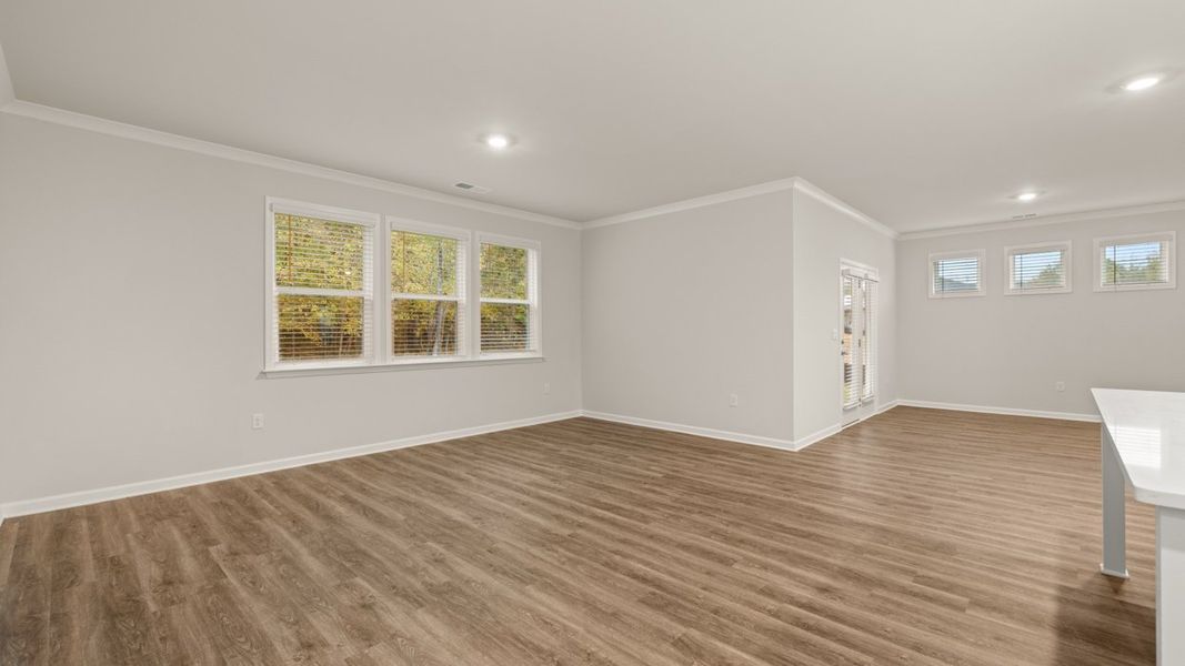 Representative unfurnished interior of a home built from the GROVER Express by D.R. Horton in Kingston Ranch at Lake Oconee, Buckhead (Image 28). Representative unfurnished interior of a home built from the GROVER Express by D.R. Horton in Kingston Ranch at Lake Oconee, Buckhead (Image 28).