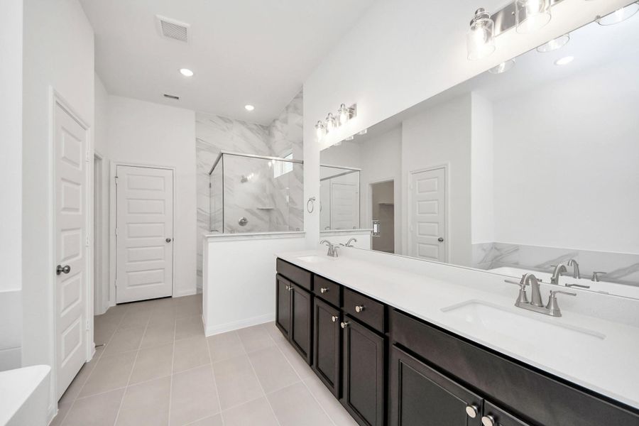 Furnished interior view inside a new home in 50' Traditional Homes at Elyson, Katy (Image 4). Furnished interior view inside a new home in 50' Traditional Homes at Elyson, Katy (Image 4).