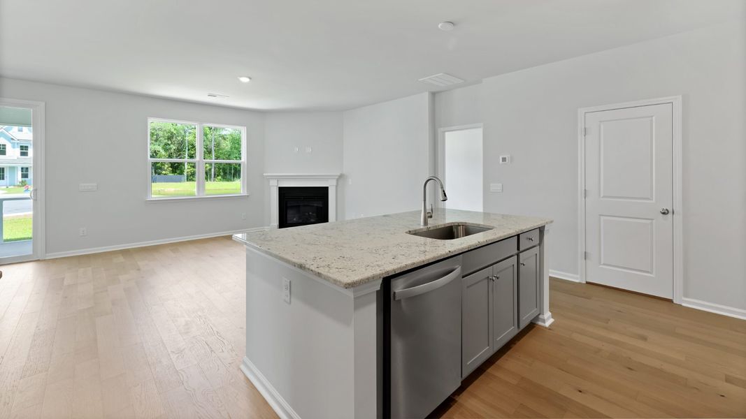 Representative furnished interior of a home built from the BELFORT by D.R. Horton in Founders Corner, Summerville (Image 9).