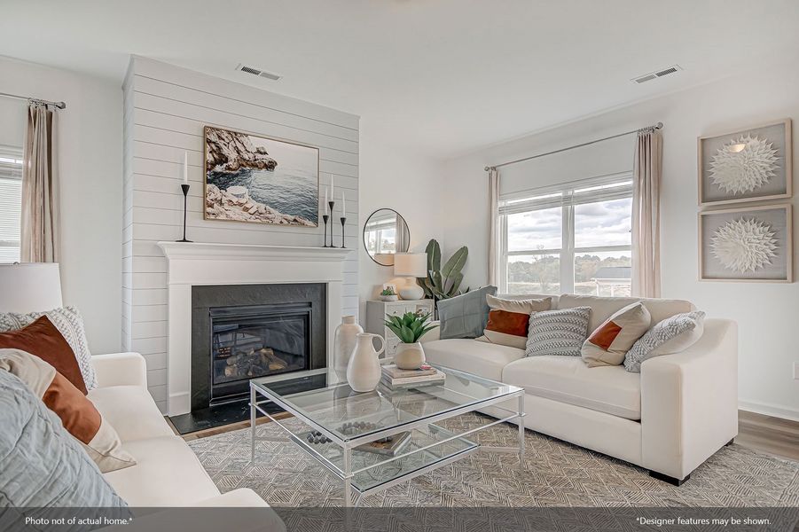 Furnished interior view inside a new home in Six Oaks, Summerville (Image 12).
