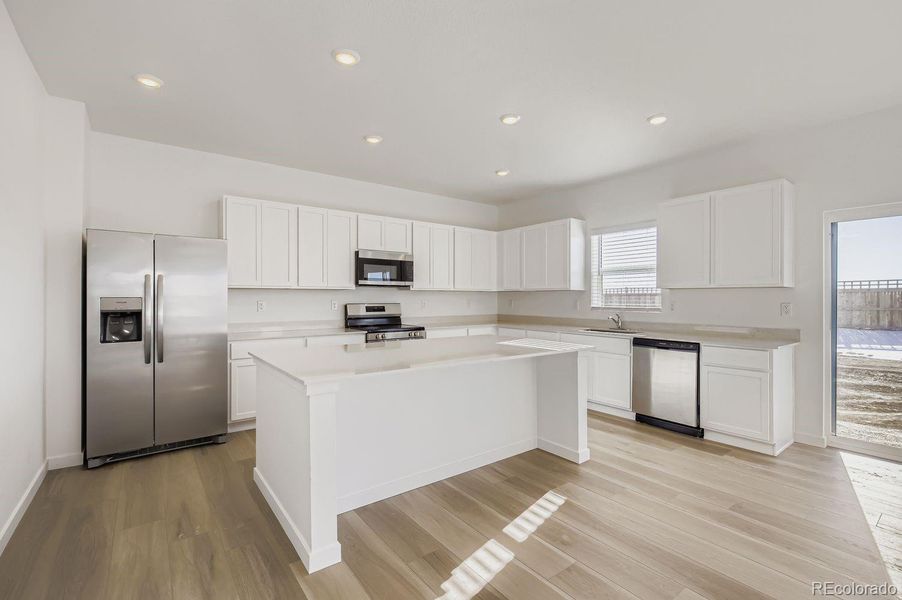 Furnished interior view inside a new home in Ledge Rock: The Camden Collection, Johnstown (Image 4).