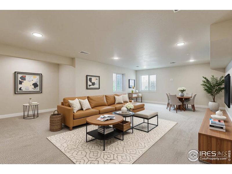 Furnished interior view inside a new home in , Fort Collins (Image 12). Furnished interior view inside a new home in , Fort Collins (Image 12).