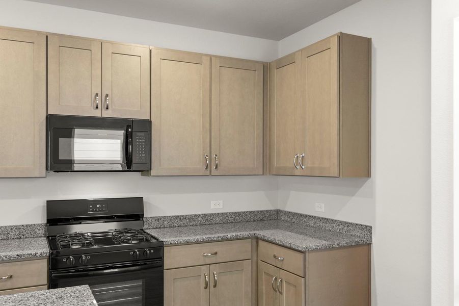 Furnished interior view inside a new home in Cloverleaf, Austin (Image 10).